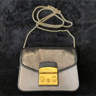 フルラ(Furla)のFURLA フルラ メトロポリス ショルダーバッグ シルバー グリッター(ショルダーバッグ)