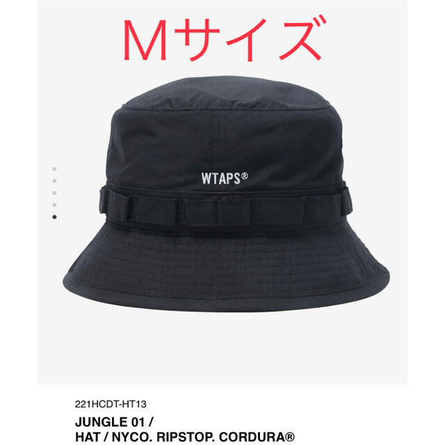 ハットWTAPS JUNGLE 01HAT  BLACK  Mサイズ