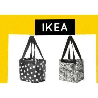 イケア(IKEA)の人気⭐S2枚セット 即購入OK♪イケアエコバッグ フィスラS とドットS(エコバッグ)