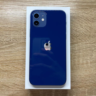アップル(Apple)のApple iPhone12 64GB ブルー SoftBank版(スマートフォン本体)
