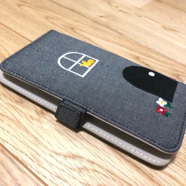 familiar - familiar ファミリア スマホ ケース 手帳型 デニム familiar - familiar ファミリア スマホ ケース 手帳型 デニム