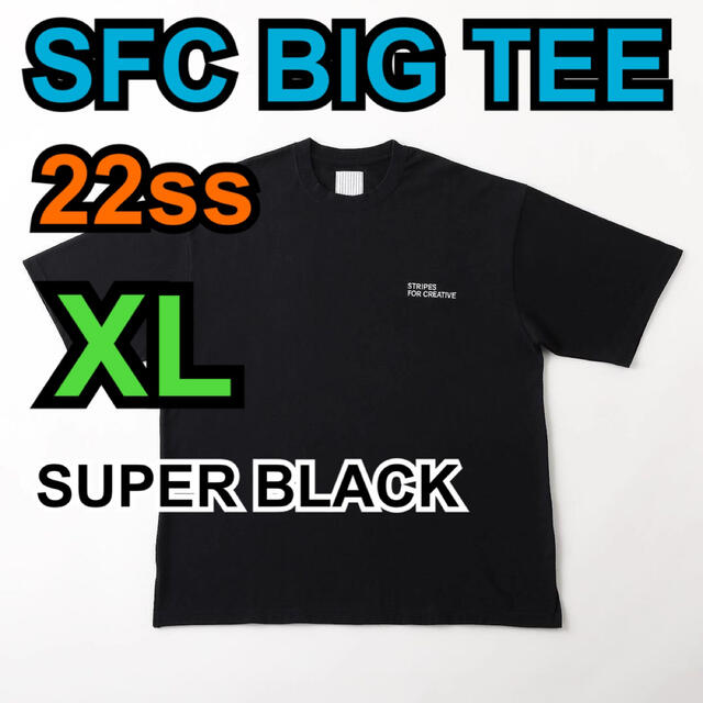 S.F.C SFC BIG TEE XL seesee SUPER BLACK
