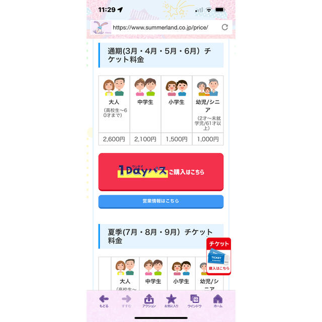 東京サマーランド 8枚 株主ご優待券 1Dayパス 東京サマーランド 8枚 株主ご優待券 1Dayパス