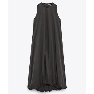 ザラ(ZARA)のZARA dress with puff hem(ロングワンピース/マキシワンピース)