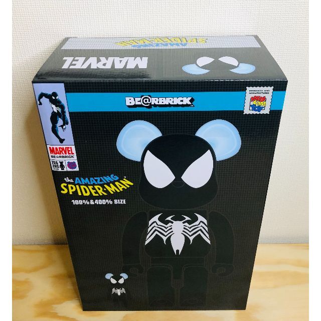 MEDICOM TOY(メディコムトイ)のBE@RBRICK SPIDER-MAN BLACK & SCARLET セット エンタメ/ホビーのフィギュア(アニメ/ゲーム)の商品写真