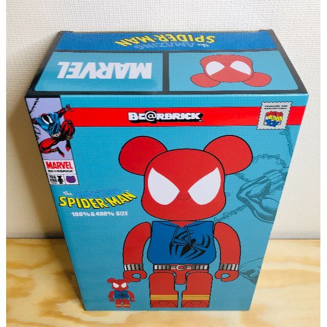 MEDICOM TOY(メディコムトイ)のBE@RBRICK SPIDER-MAN BLACK & SCARLET セット エンタメ/ホビーのフィギュア(アニメ/ゲーム)の商品写真