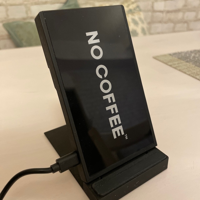 SHANTii(シャンティ)のNO COFFEE ワイヤレスチャージングスタンド スマホ/家電/カメラのスマートフォン/携帯電話(バッテリー/充電器)の商品写真