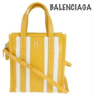 バレンシアガ(Balenciaga)のBALENCIAGA バレンシアガ　バザール　イエロー(ショルダーバッグ)