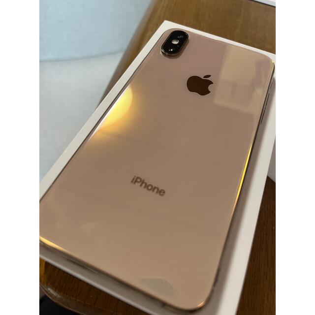 解除済バッテリー最大容量iPhone XS gold 64GB 箱付き