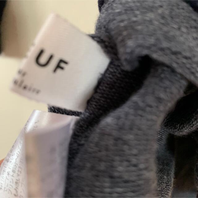 l'atelier du savon(アトリエドゥサボン)のLUEUF(ルフ) ⚫︎ロゴTシャツ⚫︎ ネイビー レディースのトップス(シャツ/ブラウス(長袖/七分))の商品写真