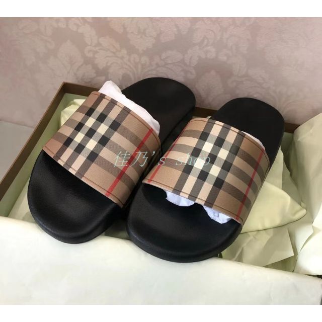 BURBERRY - BURBERRY バーバリー ヴィンテージチェック スライドの通販 by 佳乃's shop｜バーバリーならラクマ