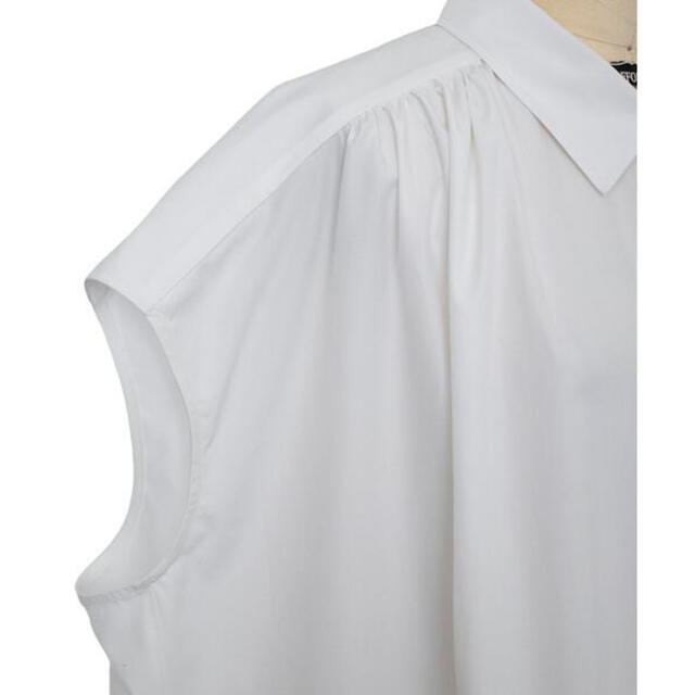 Drawer コットンノースリーブシャツ 純正公式 【Drawer】コットンノースリーブトップス Tシャツ/カットソー(半袖/袖なし)