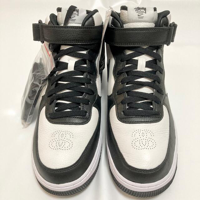 NIKE(ナイキ)の24h以内配送！匿名配送！Stussy AF1 Mid Black 28 メンズの靴/シューズ(スニーカー)の商品写真