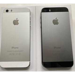 アイフォーン(iPhone)のiPhone5s  2台セット32GB スペースグレー シルバー(スマートフォン本体)