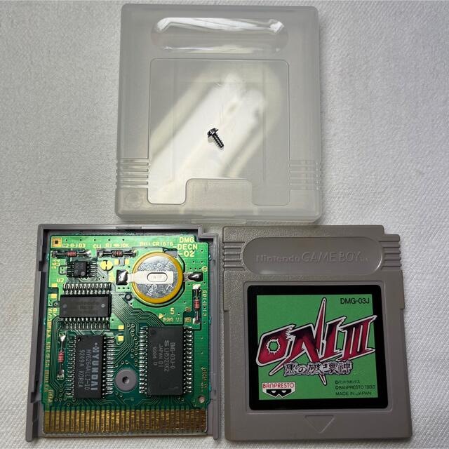 ゲームボーイ(ゲームボーイ)の【電池交換】GB ゲームボーイ ONI3 黒の破壊神 オニ3 エンタメ/ホビーのゲームソフト/ゲーム機本体(携帯用ゲームソフト)の商品写真