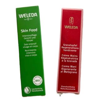 ヴェレダ(WELEDA)の【未開封】WELEDA ハンドクリーム10ml＋全身用クリーム10ml(ハンドクリーム)