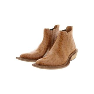 マルタンマルジェラ(Maison Martin Margiela)のMaison Margiela メゾンマルジェラ ブーツ 41(26cm位) 茶 【古着】【中古】(ブーツ)