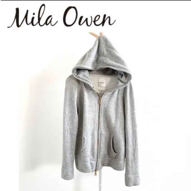 Mila Owen(ミラオーウェン)の美品　Mila Owen ダブルジップフードパーカー レディースのトップス(パーカー)の商品写真