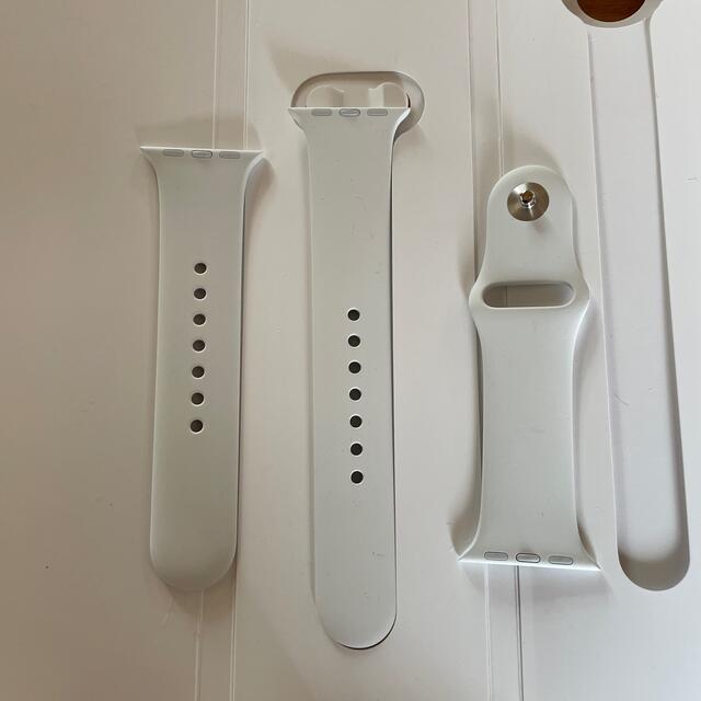 Apple Watch(アップルウォッチ)のApple Watchアップルウォッチ純正ベルトsport band White レディースのファッション小物(腕時計)の商品写真