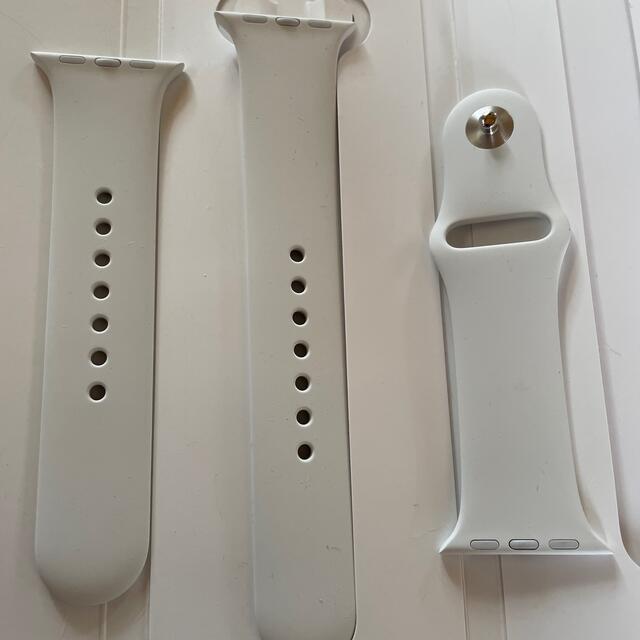 Apple Watch(アップルウォッチ)のApple Watchアップルウォッチ純正ベルトsport band White レディースのファッション小物(腕時計)の商品写真