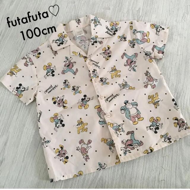 futafuta(フタフタ)の美品♡futafutaの可愛いレトロミッキーシャツ キッズ/ベビー/マタニティのキッズ服男の子用(90cm~)(Tシャツ/カットソー)の商品写真