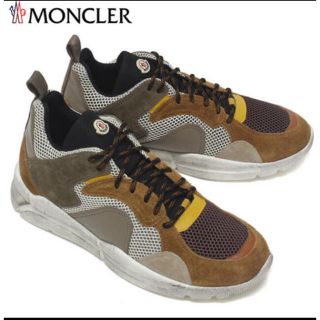 モンクレール(MONCLER)の【極美品】MONCLER モンクレール  メンズ　スニーカー(スニーカー)