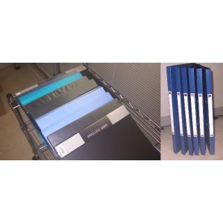 15冊　パンチレス&クリアファイル　アスクル&コクヨ　A4等(オフィス用品一般)