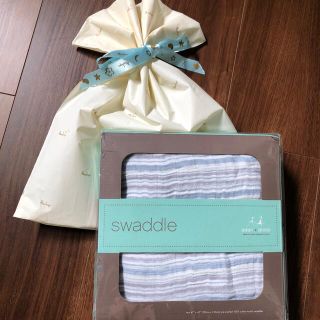 エイデンアンドアネイ(aden+anais)のaden+anais エイデン&アネイ　💙ガーゼゲット　ガーゼブランケット(おくるみ/ブランケット)