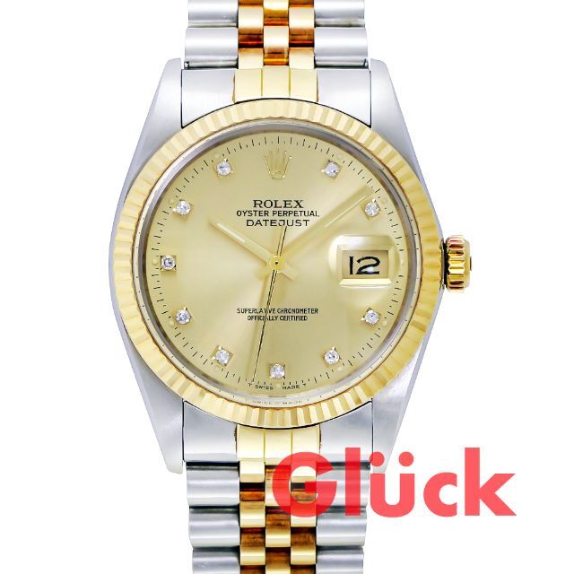 ROLEX(ロレックス)のロレックス デイトジャスト 36 16013G【USED A】：Rx20015827 メンズの時計(腕時計(アナログ))の商品写真