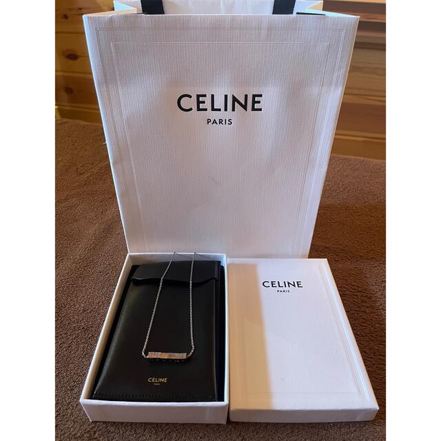 ✨新作✨CELINE ネックレス / ロジウムフィニッシュ ブラス シルバー