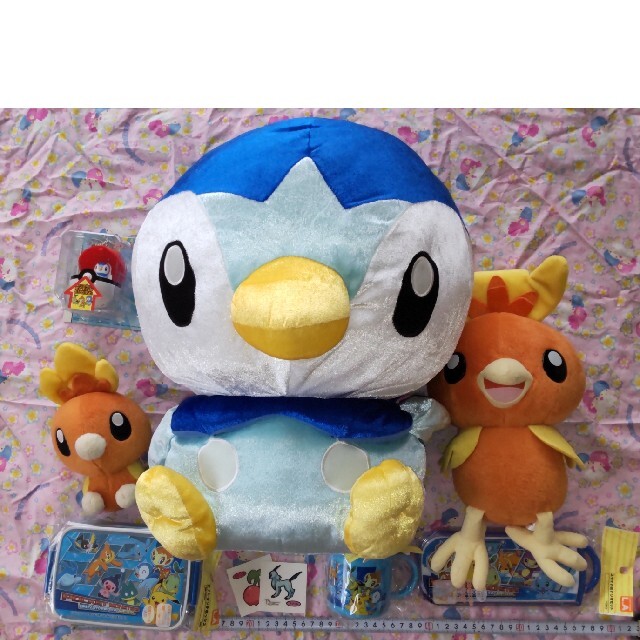 ポケモン - レア 特大 ポッチャマ 大きな ぬいぐるみ ダイヤモンド