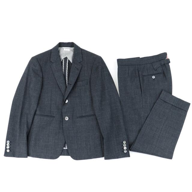 THOM BROWNE - トムブラウン トリコロール シングル スーツ メンズ グレー 00/00