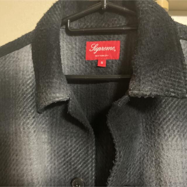 Supreme  Shadow plaid fleece shirt