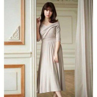 ハーリップトゥ(Her lip to)のherlipto cache coeur jersey long dress(ロングワンピース/マキシワンピース)