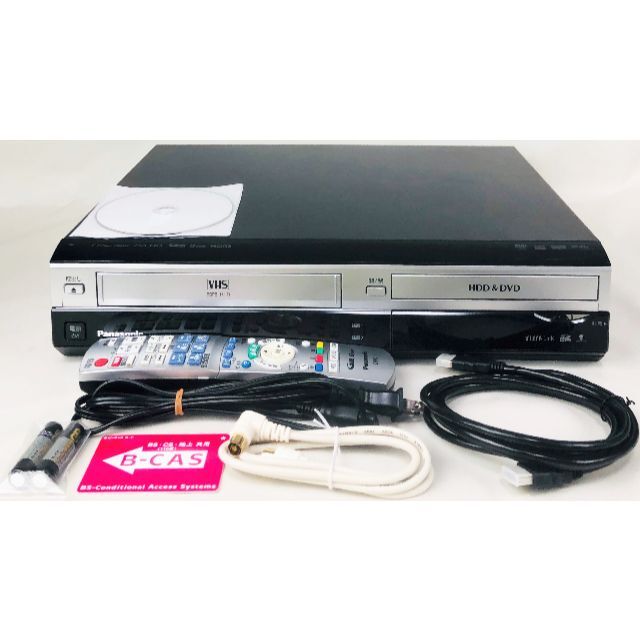 パナソニック DVDレコーダー VHSビデオ一体型 DMR-XW200V 本物の