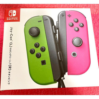 ニンテンドウ(任天堂)の２個セット　送料無料　未開封未使用　Joy-Con ジョイコン　グリーンピンク(家庭用ゲーム機本体)