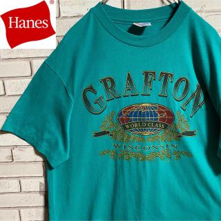 ヘインズ(Hanes)の90s 古着 ヘインズ USA製 コピーライト シングルステッチ ゆるだぼ(Tシャツ/カットソー(半袖/袖なし))