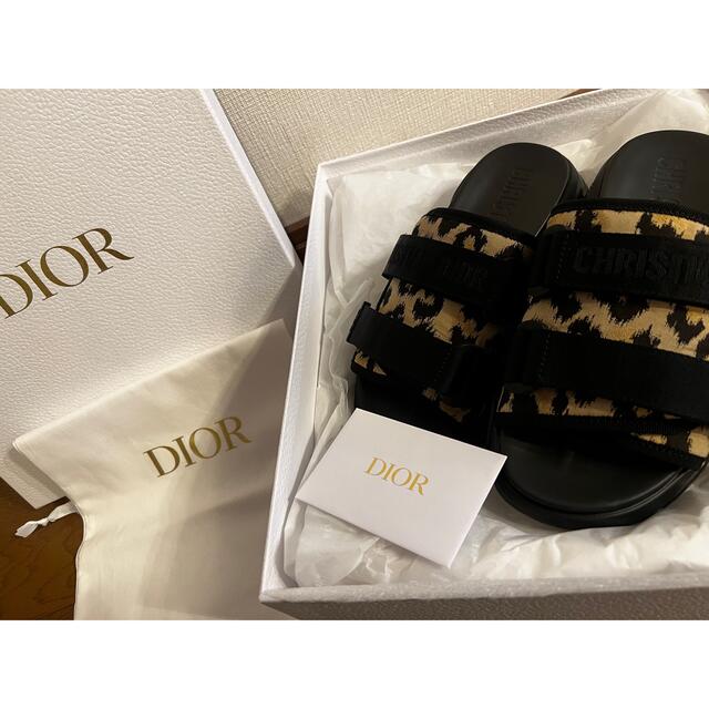 DIOR D-WANDER サンダルレオパード　美品　ディオール