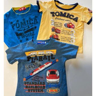 タカラトミー(Takara Tomy)の100サイズのトミカ　プラレールのTシャツ　3枚(Tシャツ/カットソー)