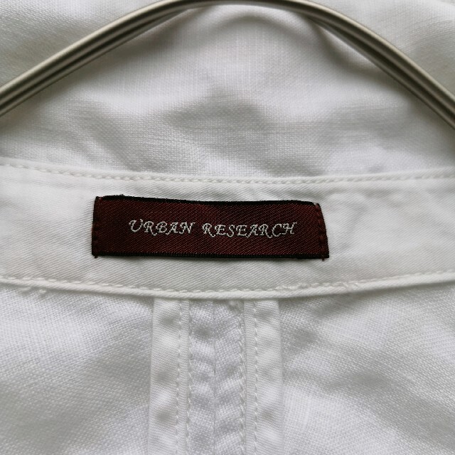 URBAN RESEARCH(アーバンリサーチ)のアーバンリサーチ　リネンシャツ　白シャツ　麻　スキッパーシャツ　チュニック レディースのトップス(シャツ/ブラウス(長袖/七分))の商品写真