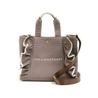 ジルバイジルスチュアート(JILL by JILLSTUART)のJILL by JILLSTUART【モカ】フリルトートバッグ(大)(トートバッグ)