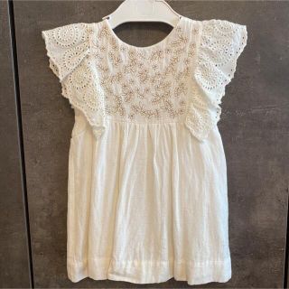 ザラキッズ(ZARA KIDS)のZARA Baby♡コットンリネンワンピース(ワンピース)