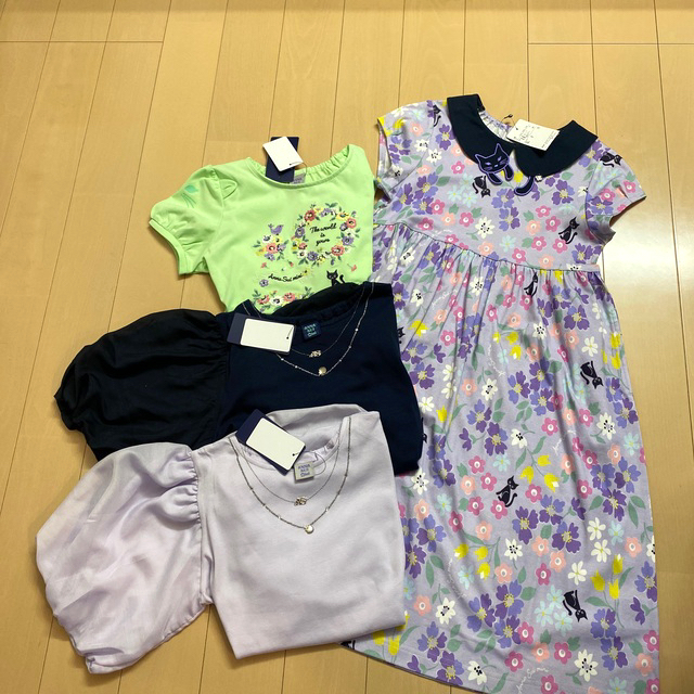 ANNA SUI mini(アナスイミニ)の【ご専用】ANNA SUImini 140【新品】♡4点♡ キッズ/ベビー/マタニティのキッズ服女の子用(90cm~)(ワンピース)の商品写真