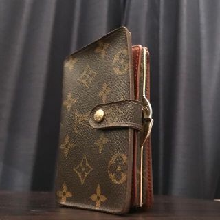 ルイヴィトン(LOUIS VUITTON)の値下げ交渉も返品も可能　本物　ルイ ヴィトン モノグラム がま口二つ折り財布(折り財布)