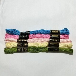 刺繍糸5本セット(生地/糸)