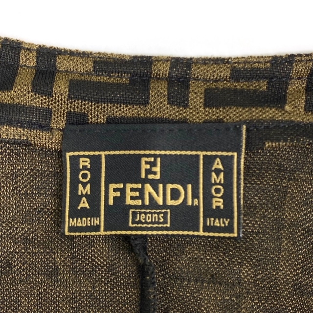 FENDI(フェンディ)のフェンディ ズッカ柄 カーディガン レディース 44 【中古】 レディースのトップス(カーディガン)の商品写真