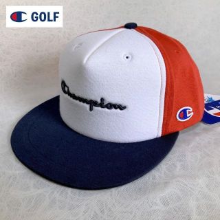 チャンピオン(Champion)のChampion GOLF 春夏クールセンサー フラットキャップ（トリコロール）(ウエア)