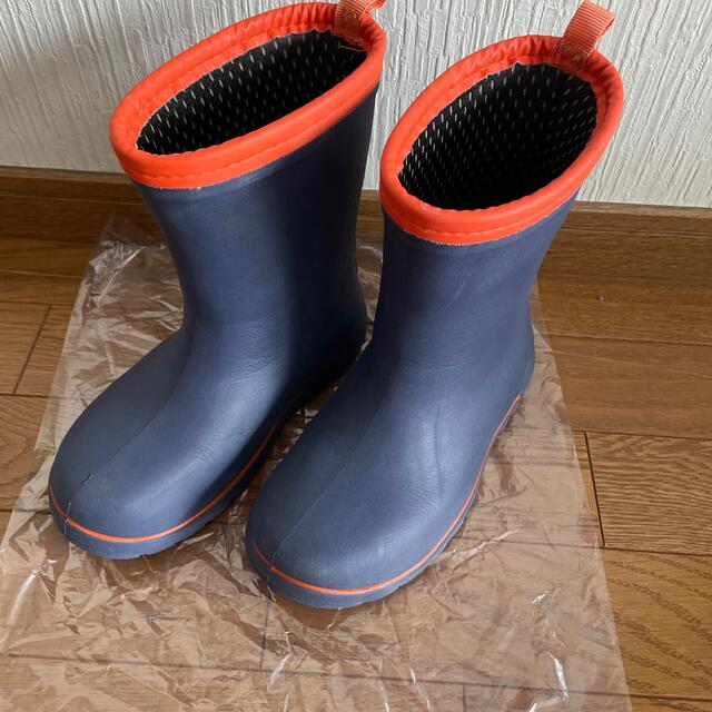 koi様専用☆ワランティ 長靴 22センチ ネイビー×オレンジの通販 by
