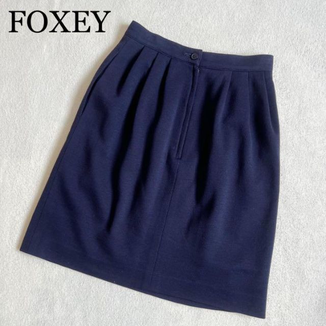 FOXEY(フォクシー)の【FOXEY】フォクシー スカート ネイビー レディースのスカート(ひざ丈スカート)の商品写真