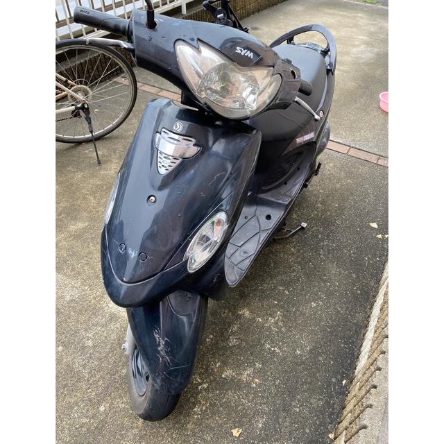 【ジャンク扱い】sym 50 風　原付50cc 自賠責あり後輪タイヤ新品